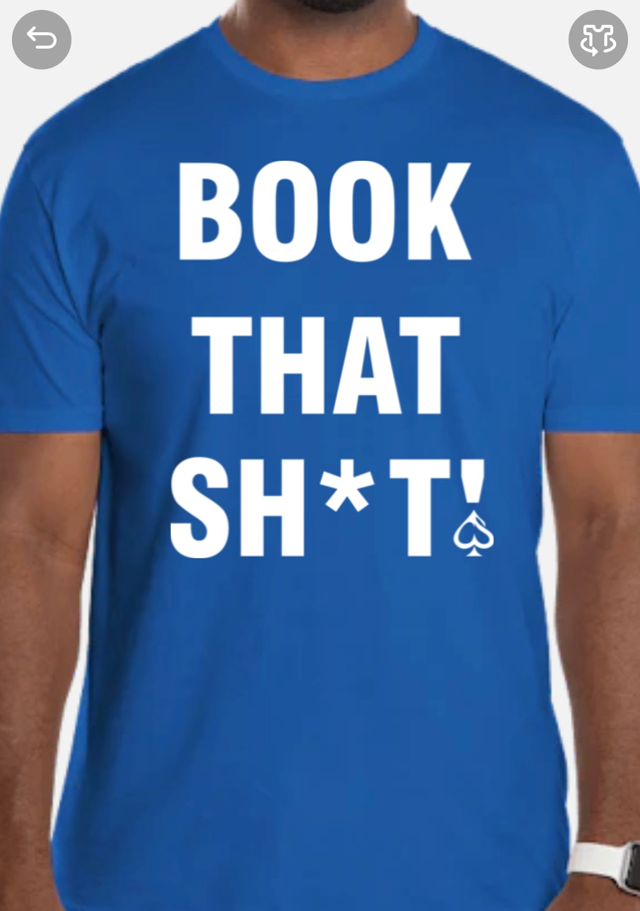 Short Sleeve "BOOK THAT SH*T!" T-Shirt