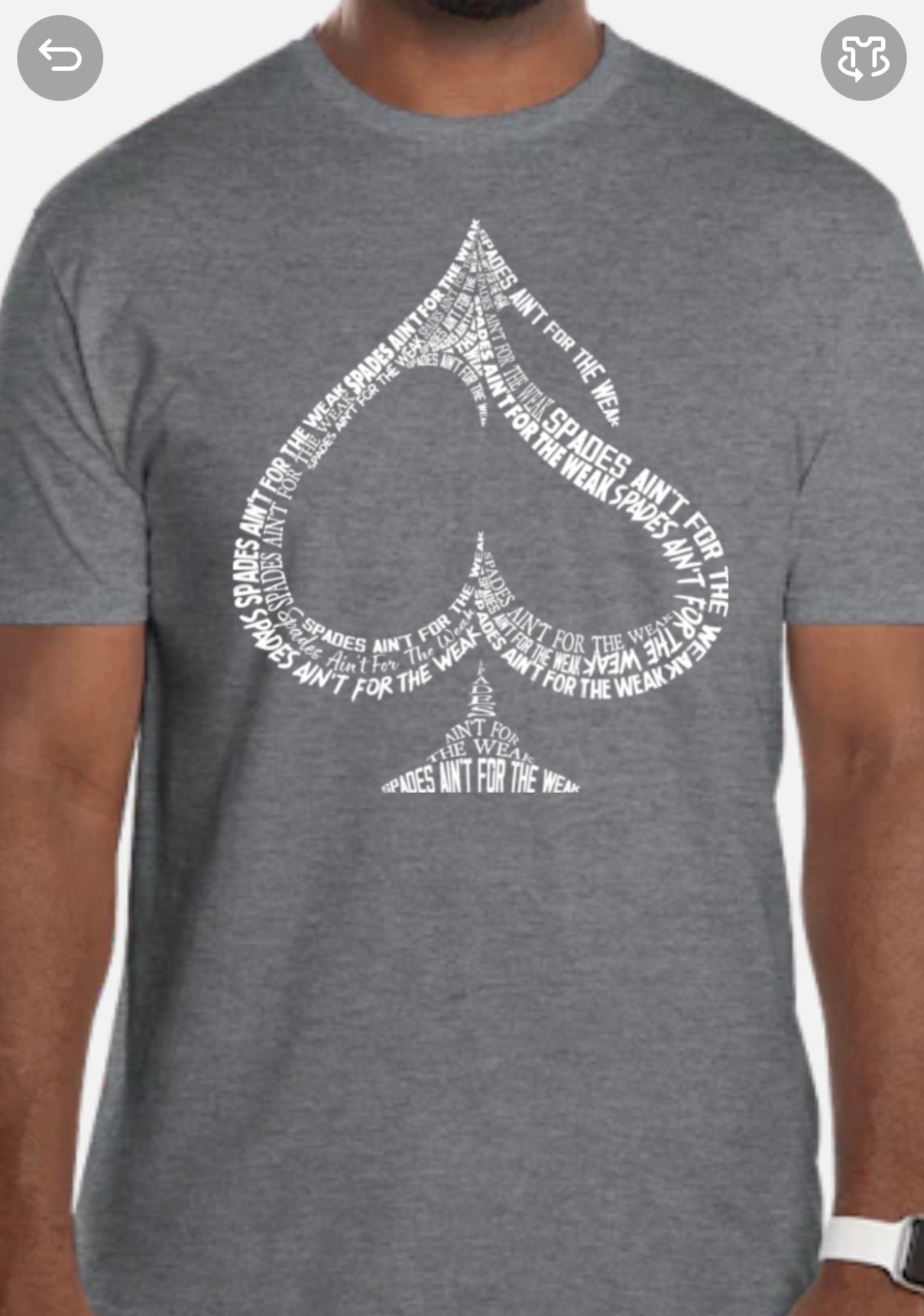 CS "Spades Ain't For The Weak" T-Shirt