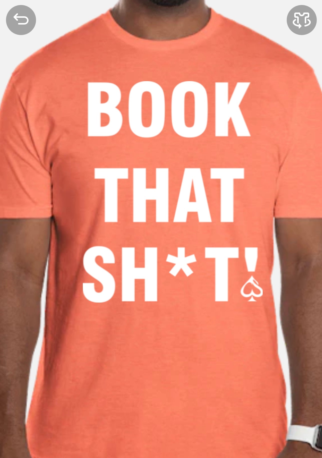 Short Sleeve "BOOK THAT SH*T!" T-Shirt