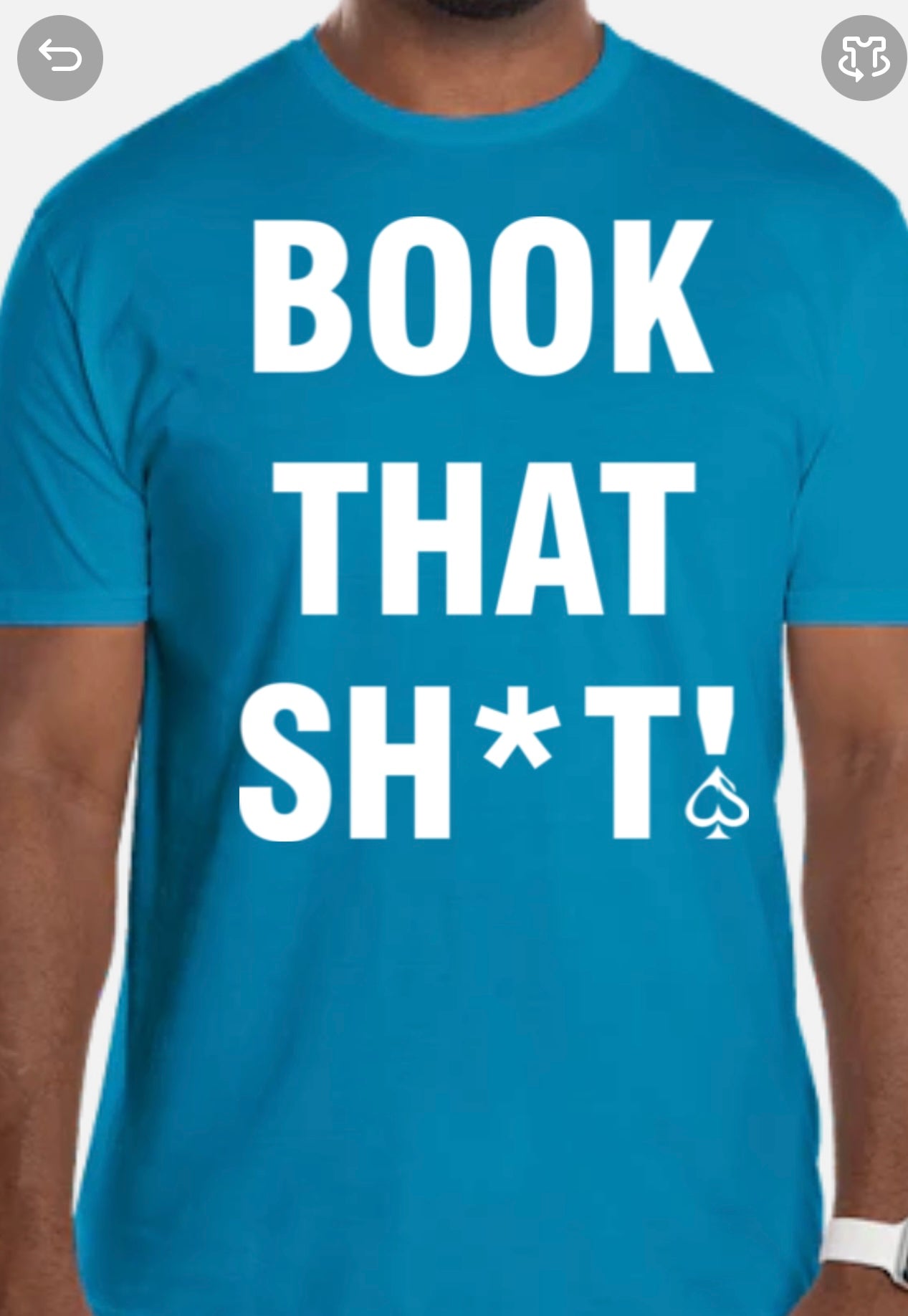 Short Sleeve "BOOK THAT SH*T!" T-Shirt